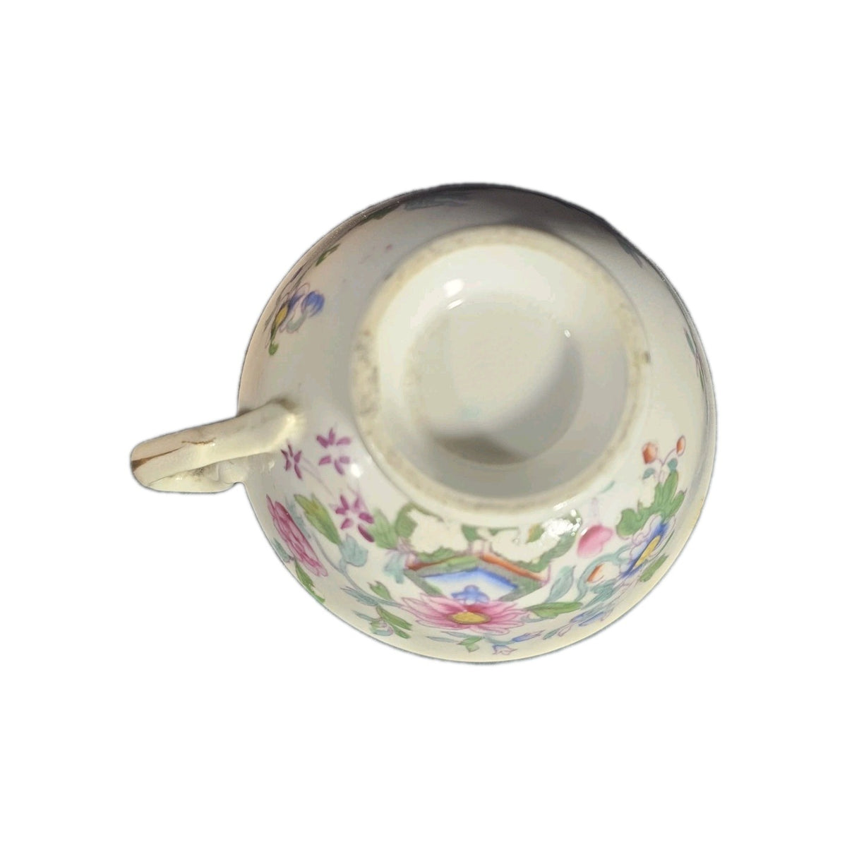 An Antique Early 19thC English Bone China Tea Cup Hand Painted