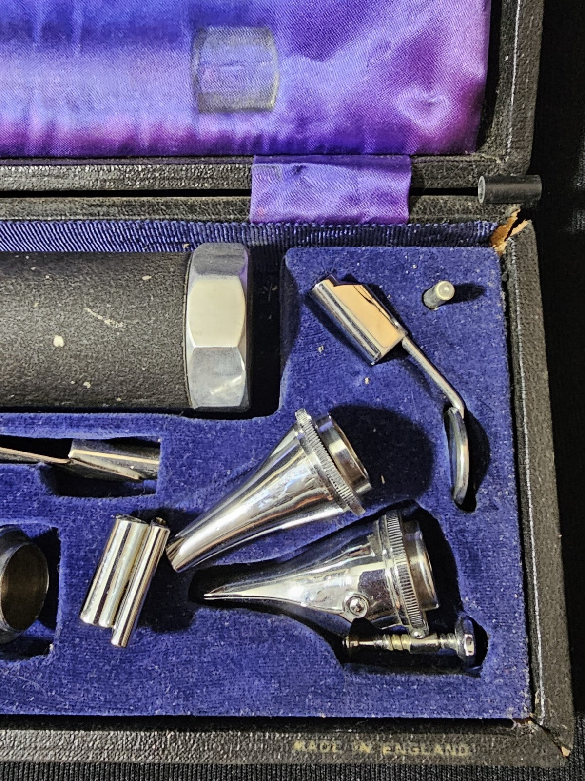 A Vintage Boxed Gowllands Ophthalmoscope Set