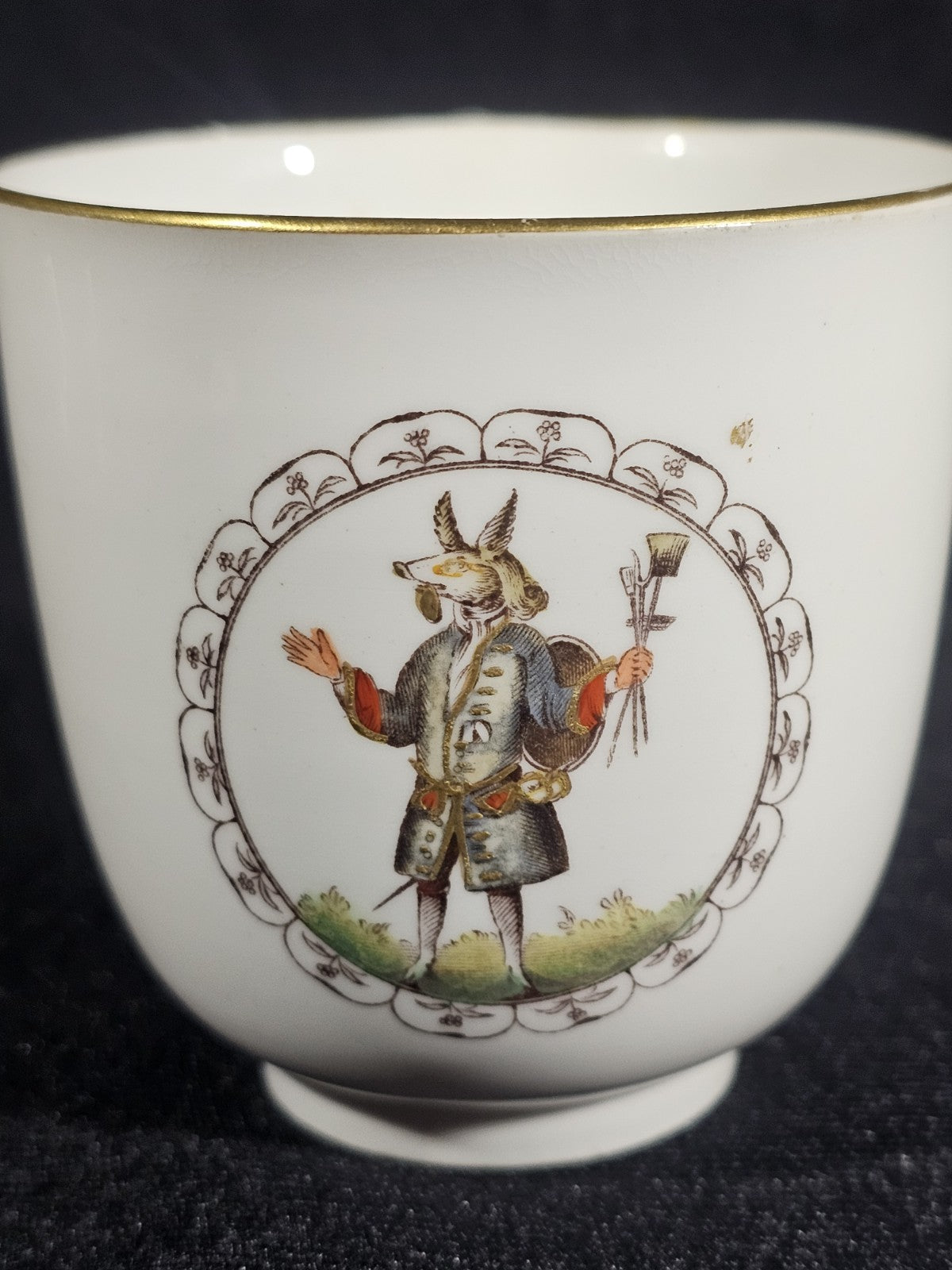 A Trusty Servant Bone China Coffee Cup Winchester Collage