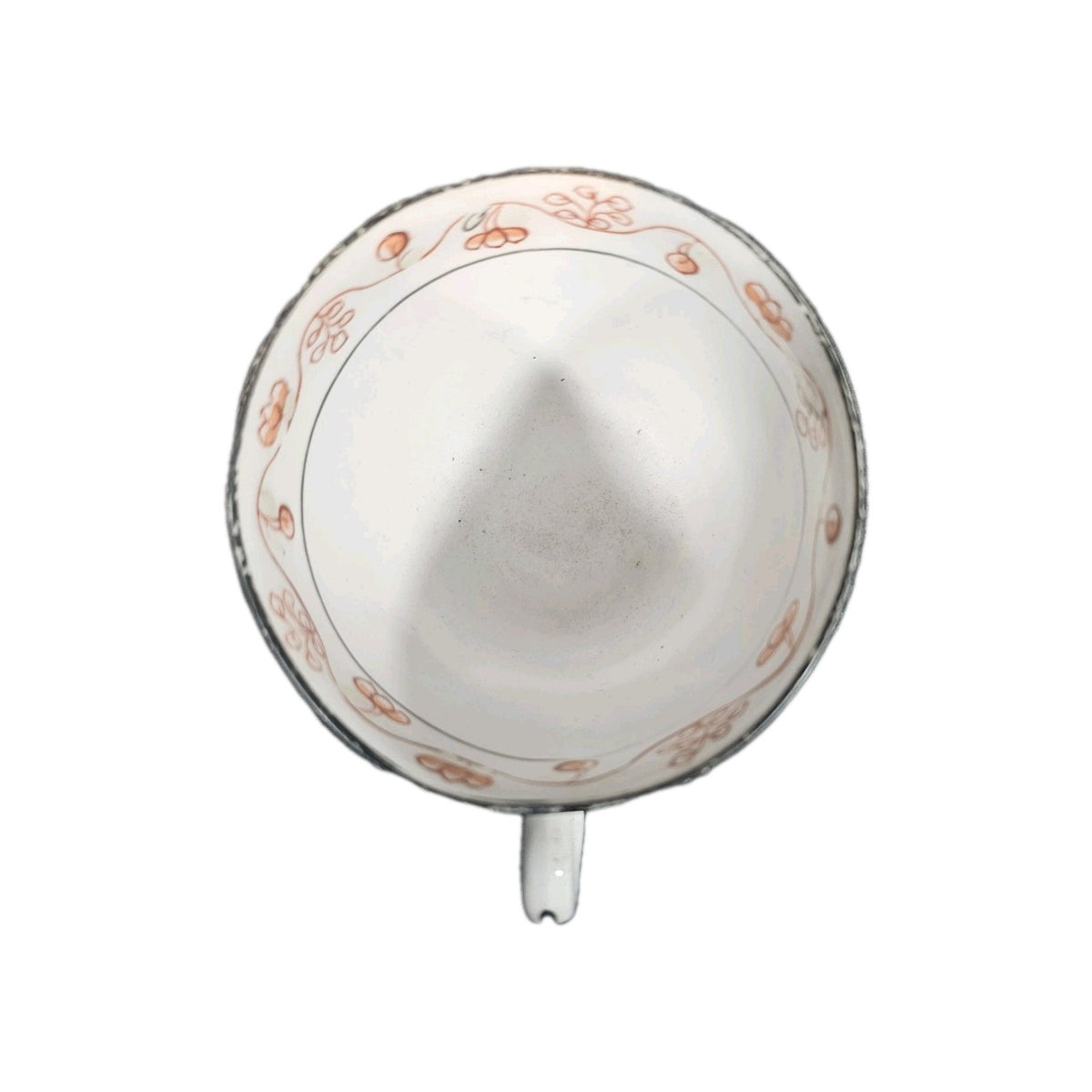 An Antique 19thC English Tea Cup and Painted Painted with Flowers