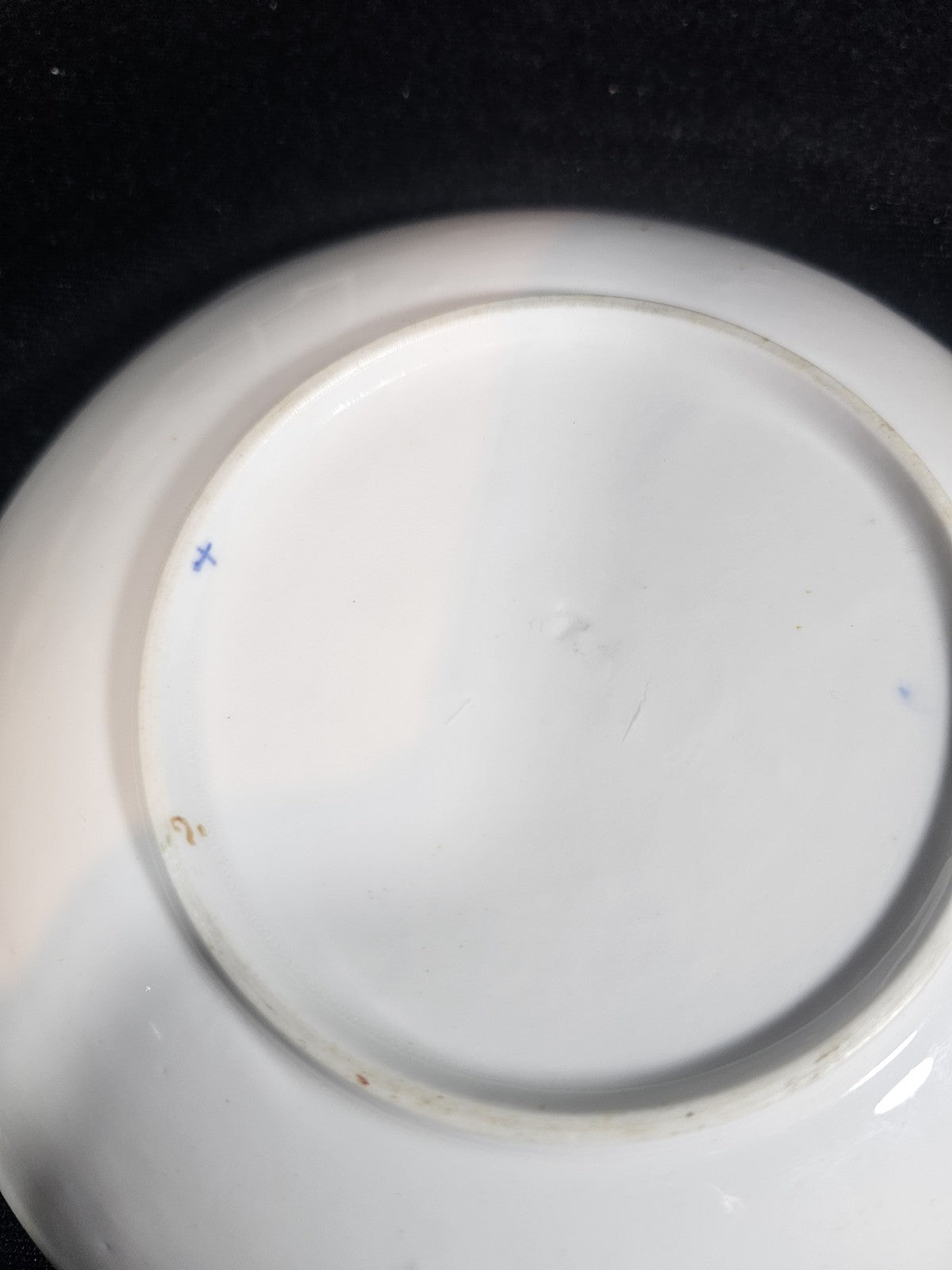 A 19thC English Chinoiserie Pattern Tea Cup and Saucer, Hand Decorated