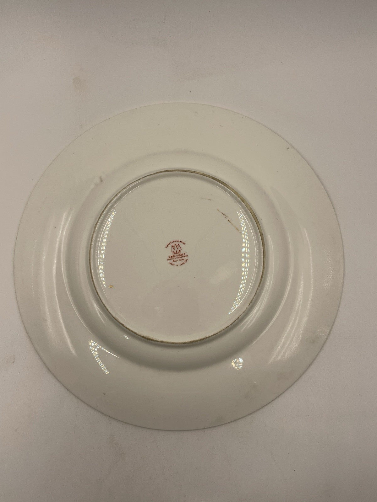 A Vintage Hand Painted Abbeydale Chrysanthemum Cabinet Plate, c1970,