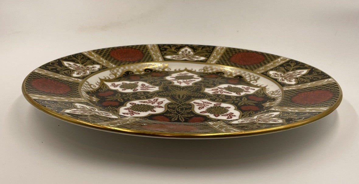 A Vintage Hand Painted Abbeydale Chrysanthemum Cabinet Plate, c1970,