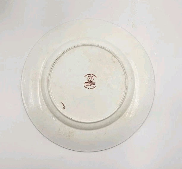 A Vintage Hand Painted Abbeydale Chrysanthemum Cabinet Plate, c1970,