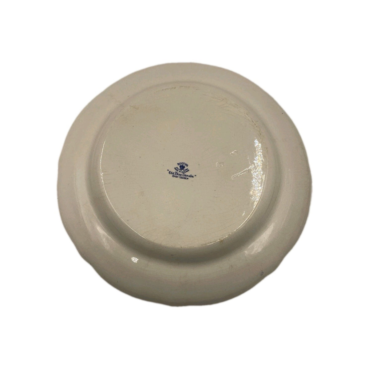 An Antique Booths Pottery Blue Printed Earthenware Old Blue Danube Pattern