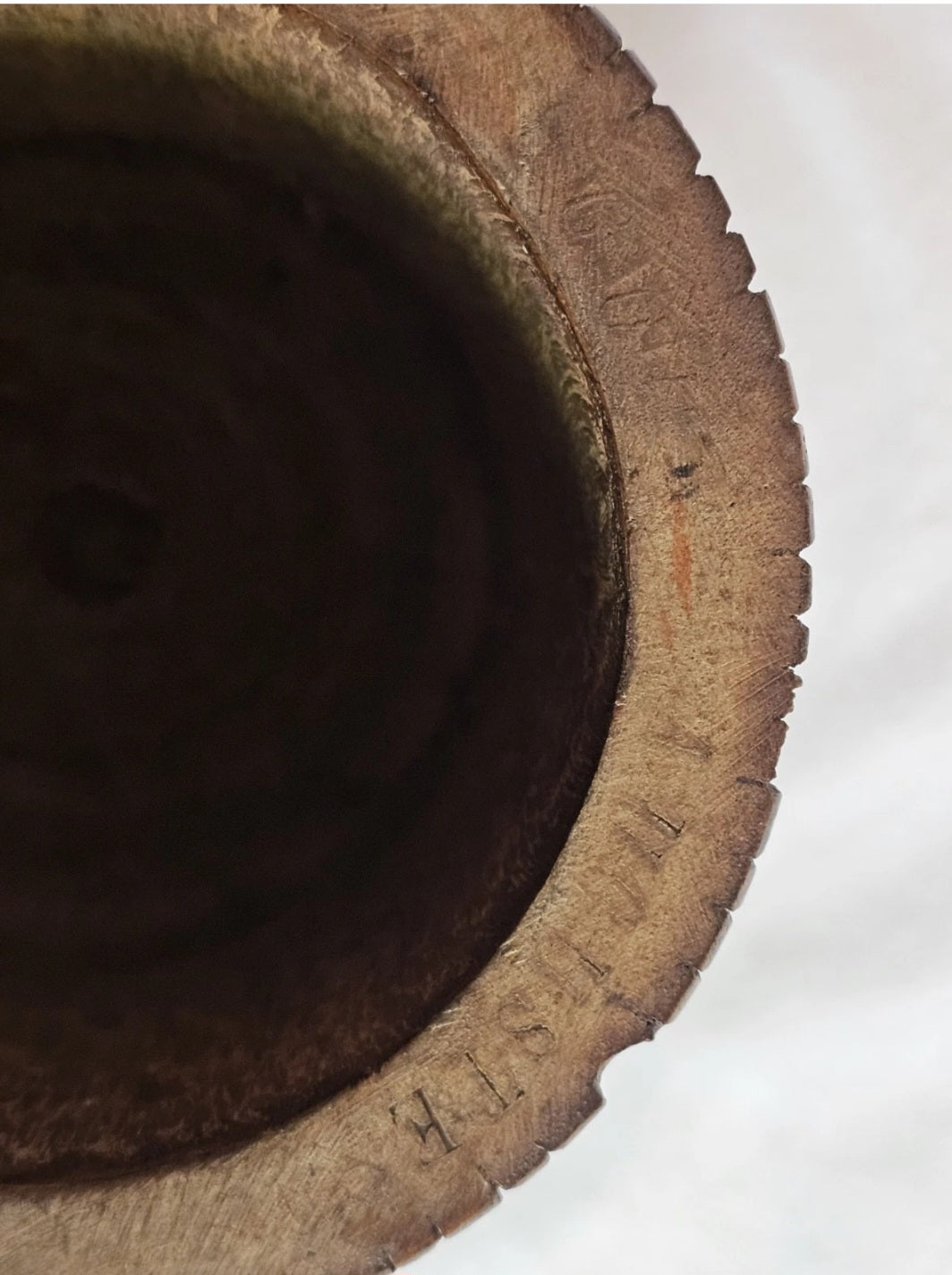 An Antique Treen Maison Carrée & Arènes Nîmes Shaped Tobacco Jar & Match House