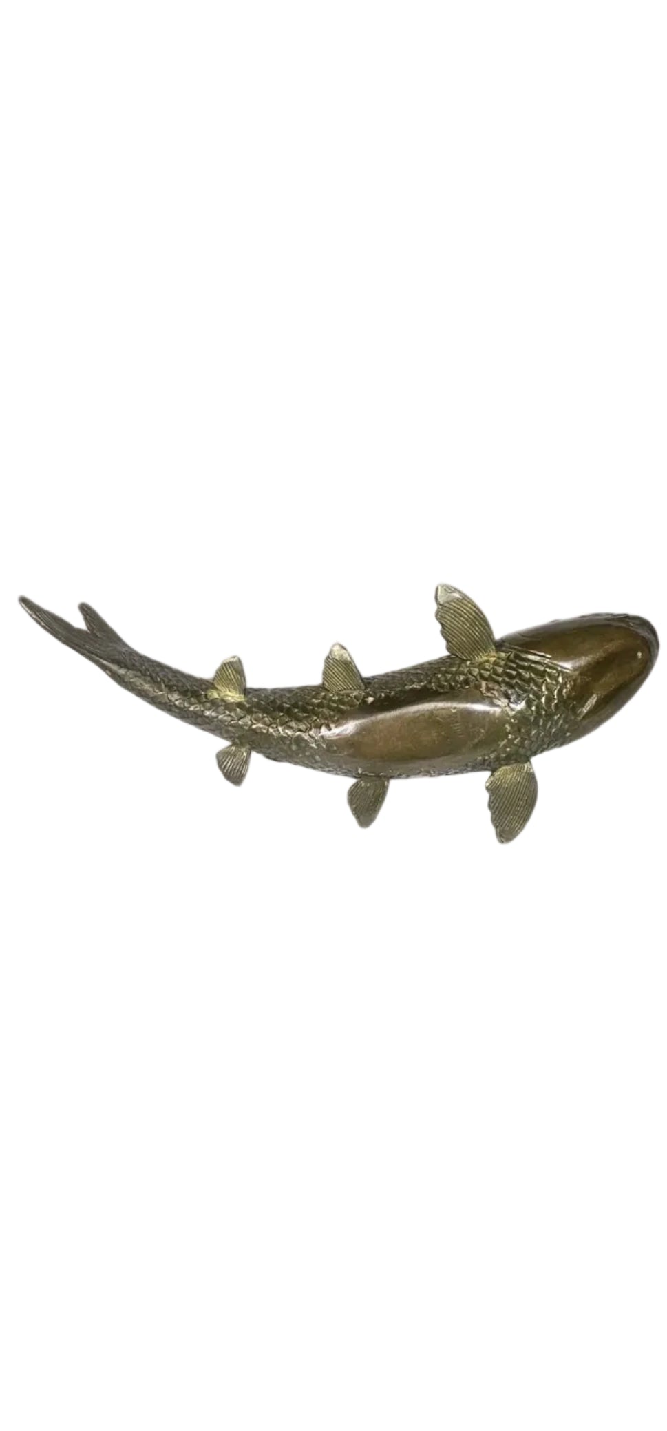 An Antique Japanese Bronze Sculpture of a Koi Carp Fish