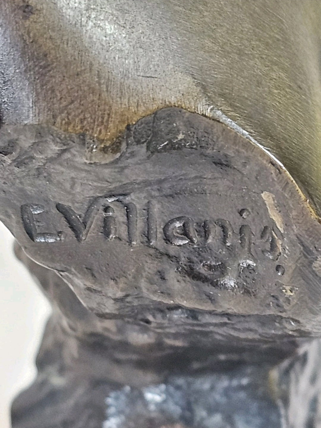 A 19thC Signed Emmanuel Villanis Bronze Bust of a Woman - La Bohmienne