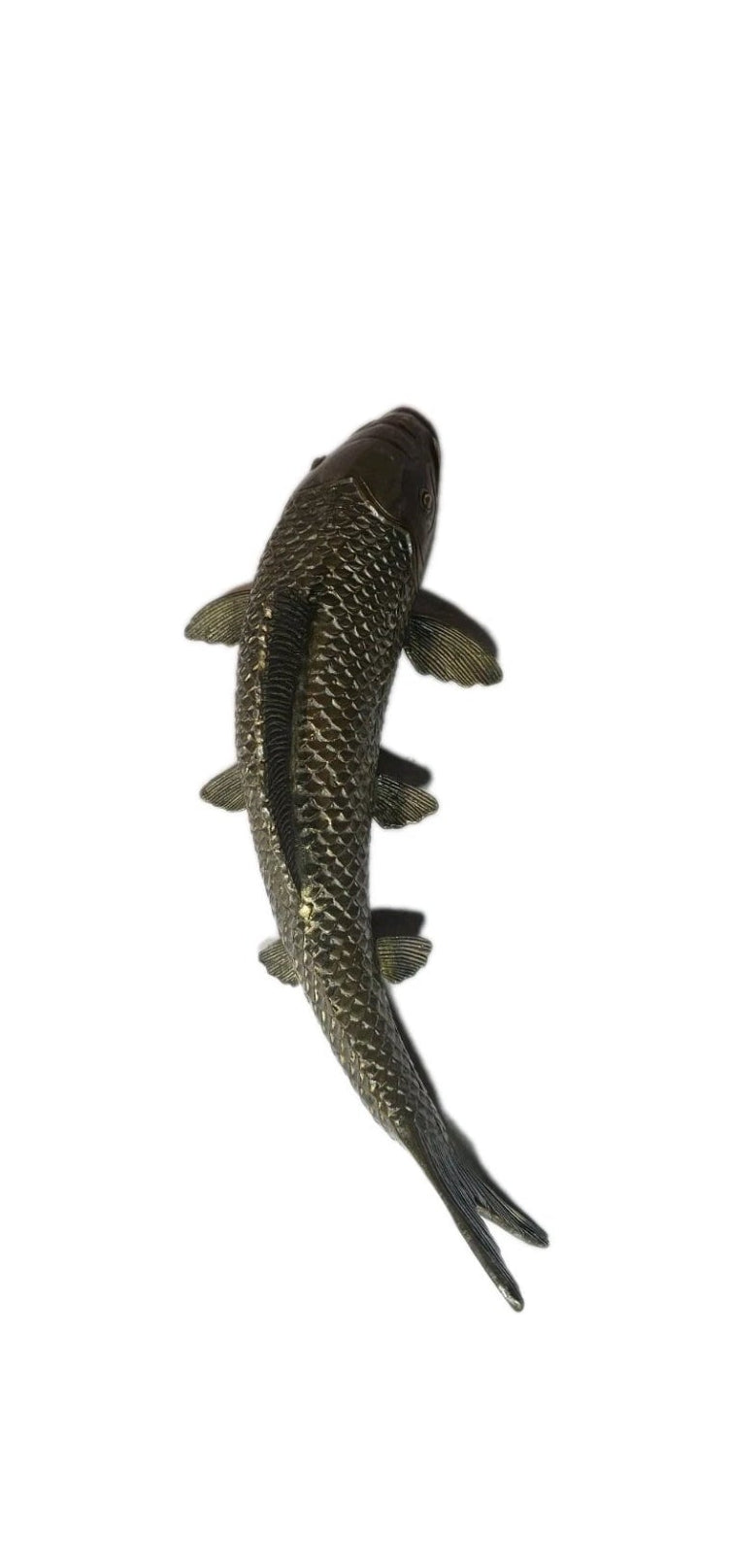 An Antique Japanese Bronze Sculpture of a Koi Carp Fish