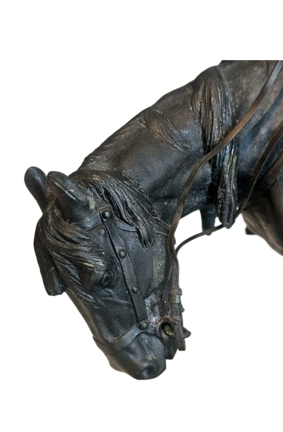 19thC A.M Bonegor (Russian) Bronze Sculpture of Two Cossacks on Horseback Signed