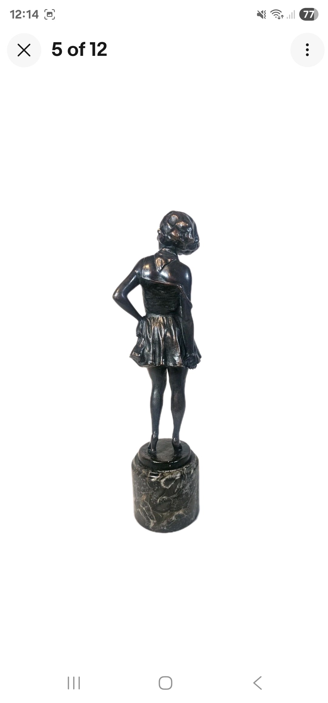 An Art Deco Josef Lorenzl Bronze Sculpture of a Young Woman, Signed