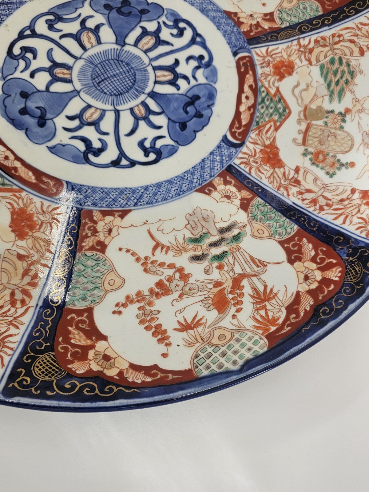 Antique 19th Century Japanese Imari Porcelain Charger Plate 48cm