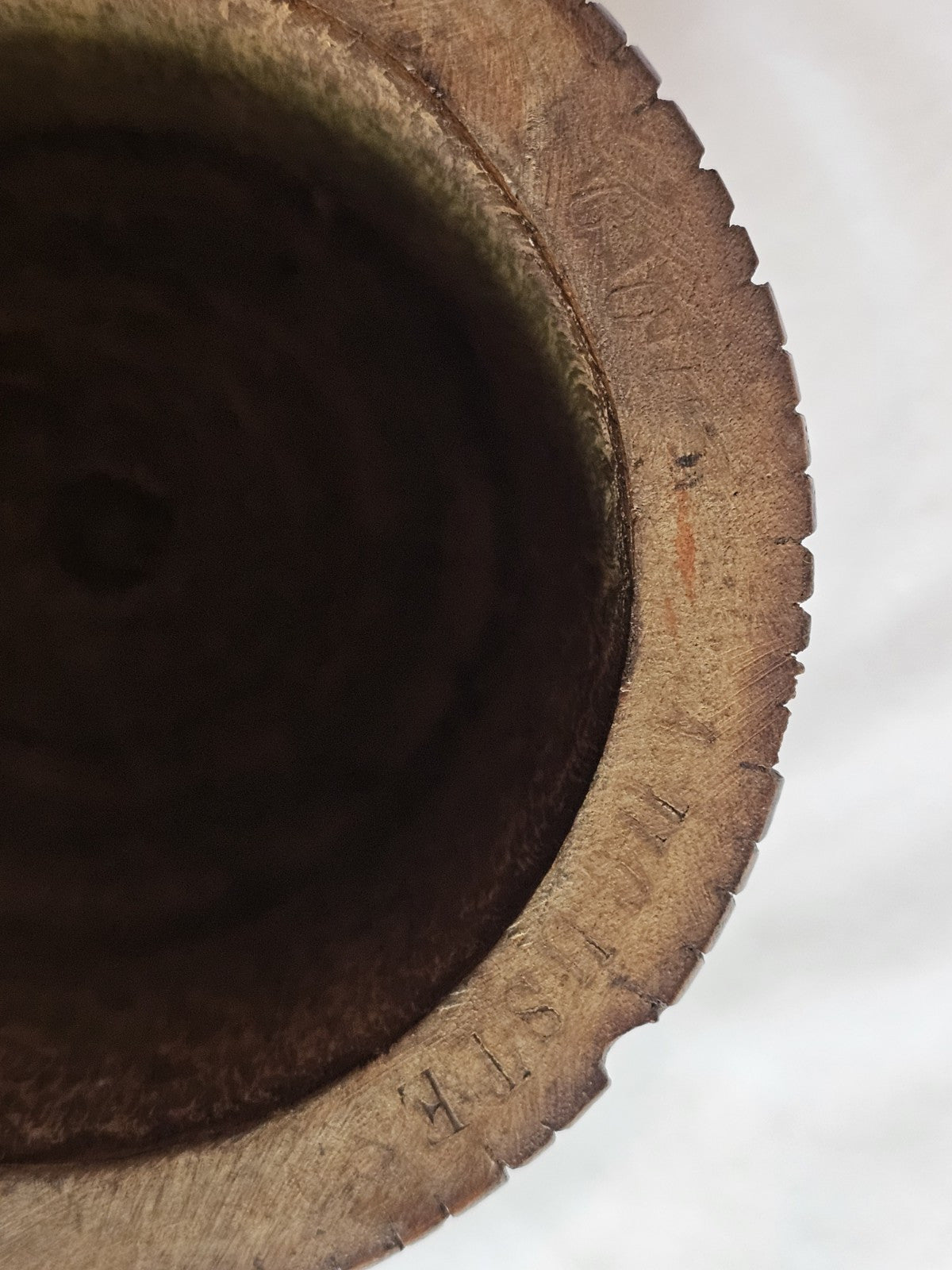 Antique French Treen Maison Carrée Arènes Nîmes Tobacco Jar