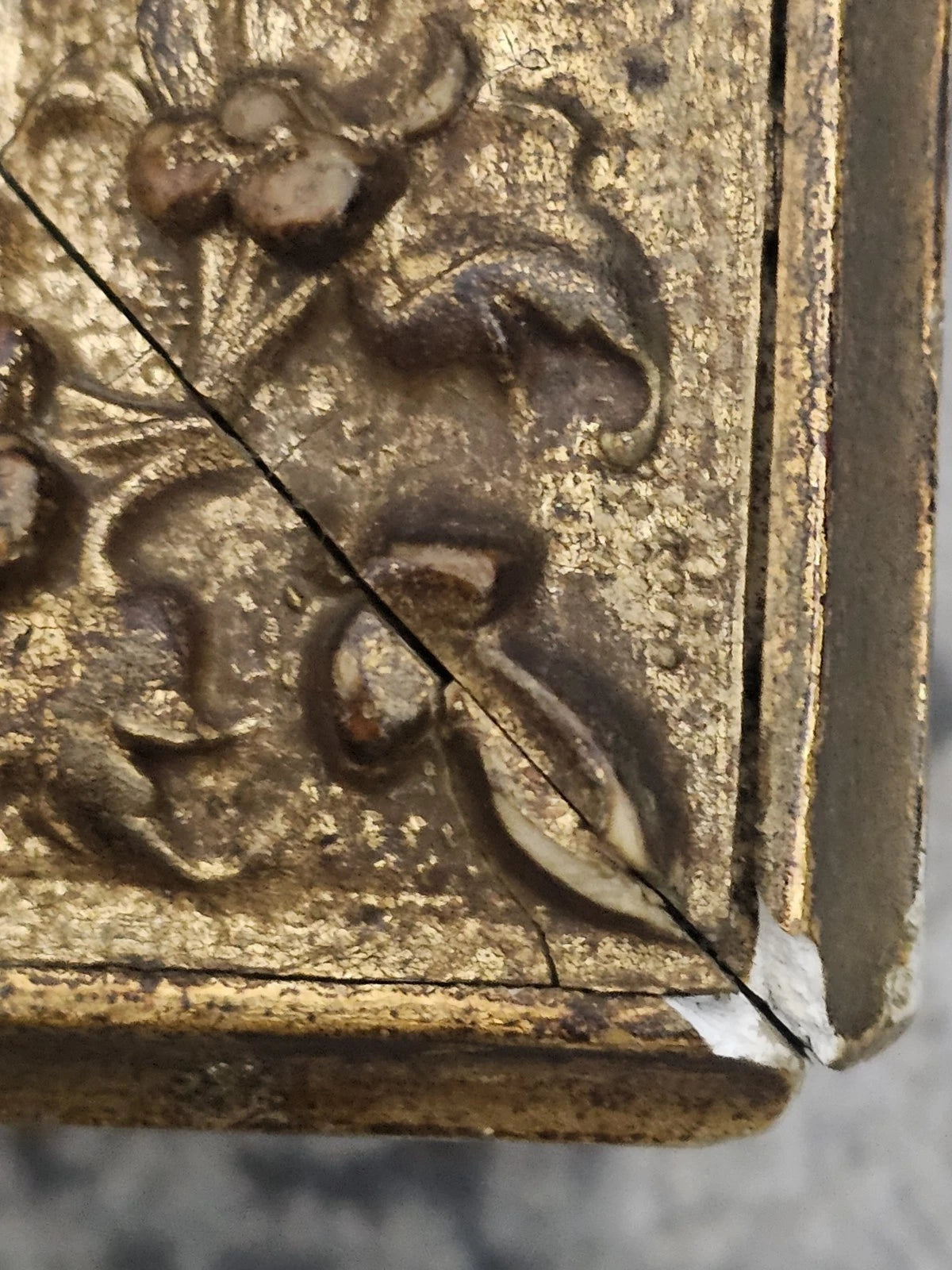 A 19thC German Porcelain Plaque of a Portrait of a Young Woman, Gilt Framed