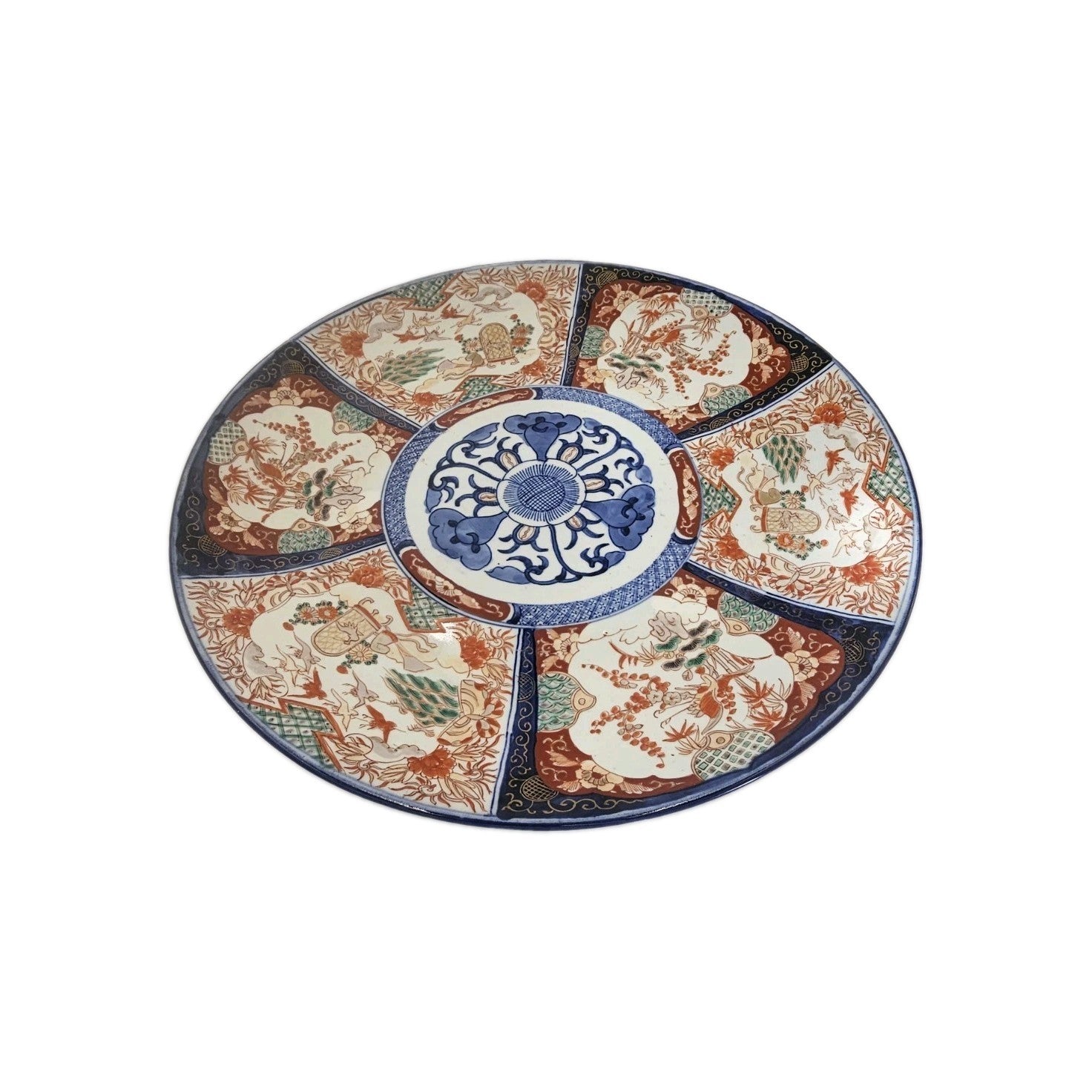 Antique 19th Century Japanese Imari Porcelain Charger Plate 48cm