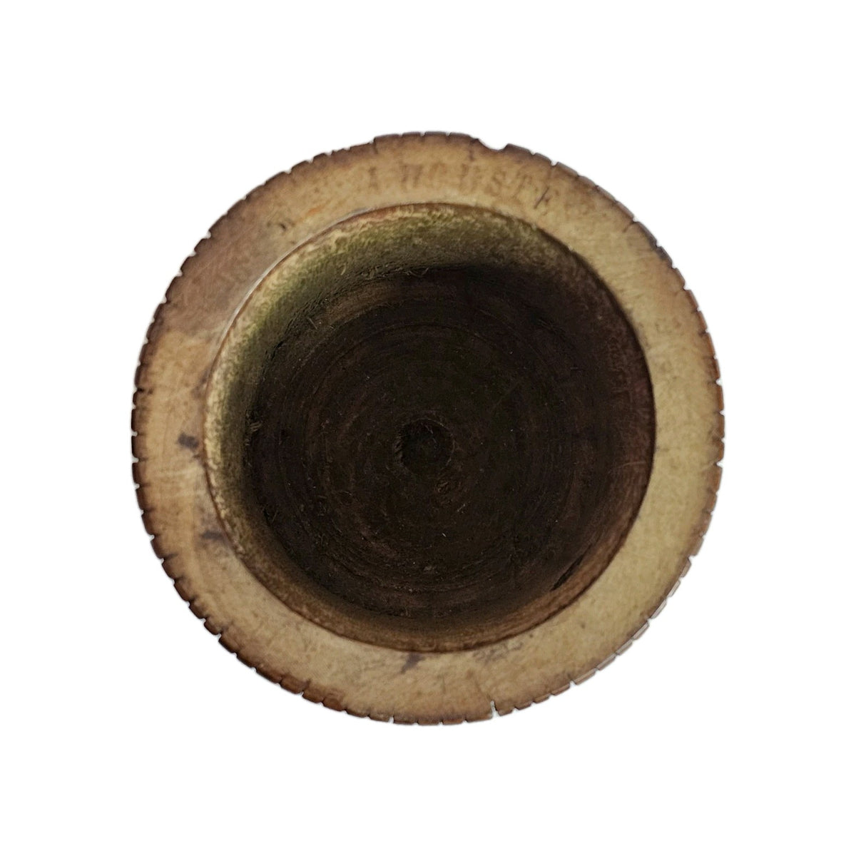 Antique French Treen Maison Carrée Arènes Nîmes Tobacco Jar