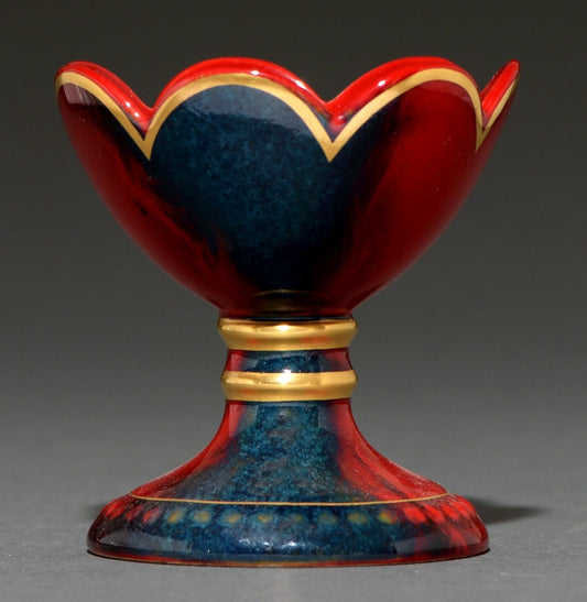 Vintage Royal Doulton Flambe Porcelain Egg Stand C1990