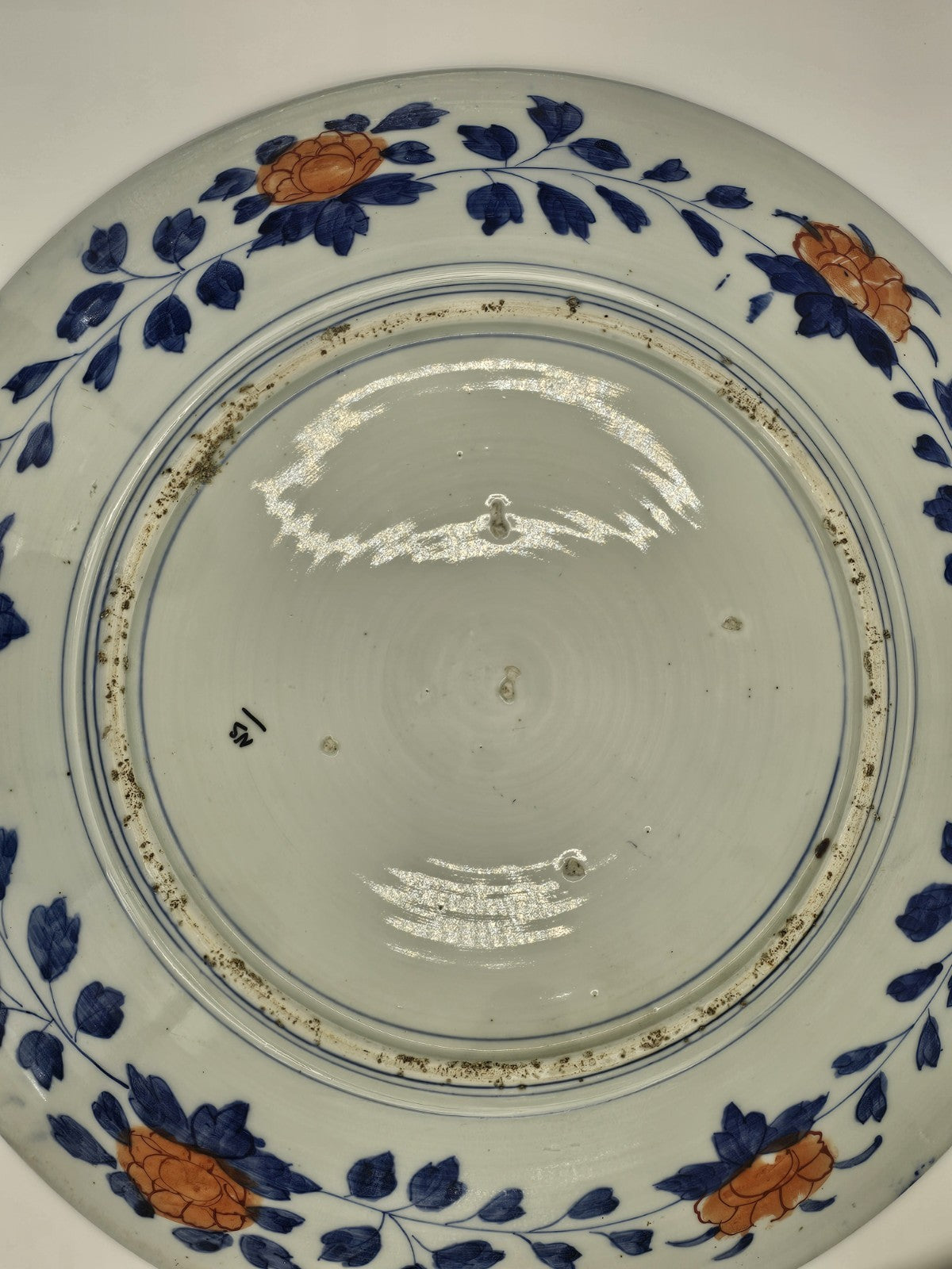 Antique 19th Century Japanese Imari Porcelain Charger Plate 48cm
